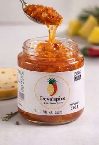 Detalhe do rótulo Deva'spice